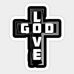 Love God Sticker